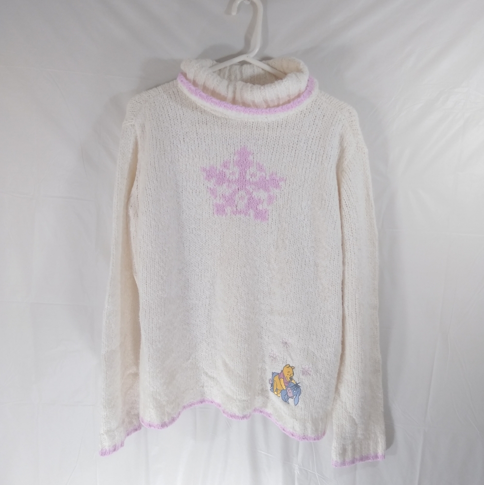 Disney Eeyore Winnie the Pooh Cream Sweater